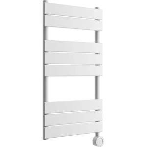 Crystal Електрическа лира за баня Crystal E-PEARL, 300 W, 840 x 500 mm, заредена с термофлуид, бяла (391453)