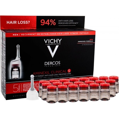 Vichy Dercos Aminexil Clinical 5 Mult-Targed Anti-Hair Loss Treating Care pre ženy 21 x 6 ml