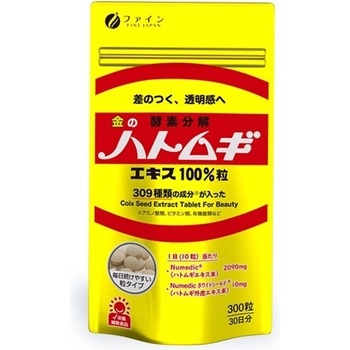 Fine Japan Хатомуги (перлен ечемик Коикс) 300 таблетки | Fine Japan (016552 (000375) FJ)