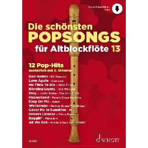Die schönsten Popsongs für Alt-Blockflöte Band 13 | Uwe Bye (ISBN: 9783795799328)