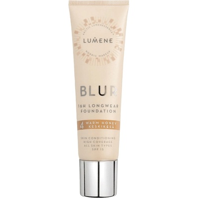 Lumene Blur Фон дьо тен, SPF15, 4 Warm Honey, 30 ml