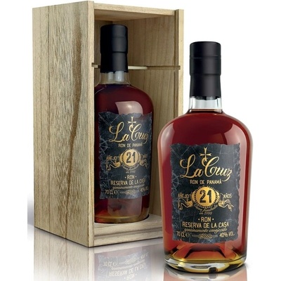 Ron La Cruz 21y 40% 0,7 l (Dřevěná kazeta)