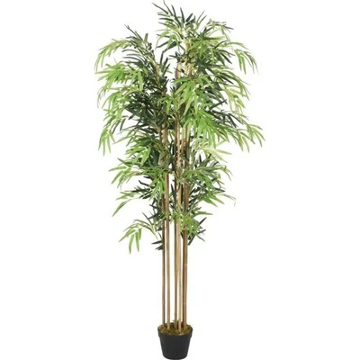 vidaXL Umělý bambus 1 605 listů 180 cm zelený
