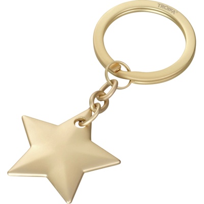 Přívěsek na klíče TROIKA Golden Star, kovová, mix barev