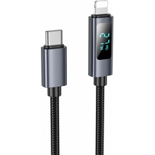 Foneng X112 USB-A to USB-C cable, 3A, 1m, černý