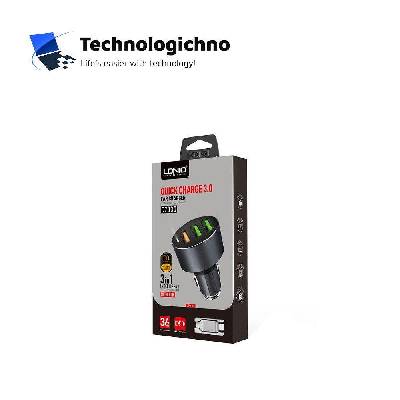 Зарядно за кола LDNIO C703Q 3.6-20V USB Type C (14754)