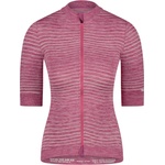 Shimano Дамска фланелка с къс ръкав за колоездене Shimano Women's Evolve Terra Seamless Short Sleeves Jersey Cycling jersey - Magenta - размер S/M (156-2603-0211)