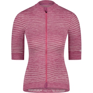 Shimano Дамска фланелка с къс ръкав за колоездене Shimano Women's Evolve Terra Seamless Short Sleeves Jersey Cycling jersey - Magenta - размер S/M (156-2603-0211)