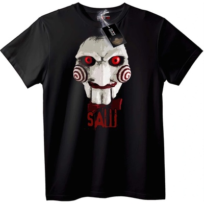 NOONEBRAND Тениска Пъзелът на Saw - 2XL, Black