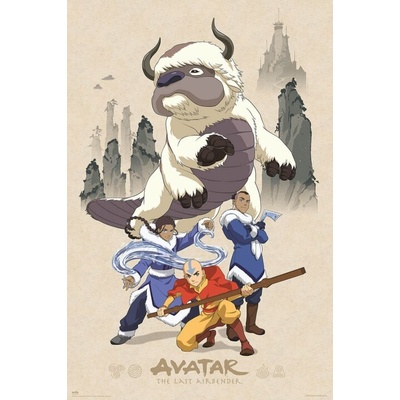 Plakát, Obraz - Avatar: The Legend of Aang, 61 × 91.5 cm