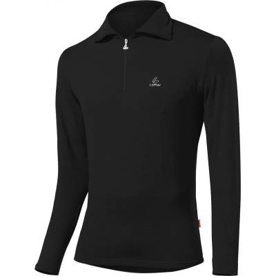 Löffler Мъжки поларен пуловер Löffler Midlayer Evo Turtle Transtex Fleece jumper - Black - размер 64 (EU) (005-3199-0121)
