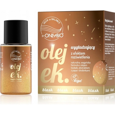 Hair in Balance by Onlybio Vyhladzujúci olej s rozjasňujúcim účinkom 20ml