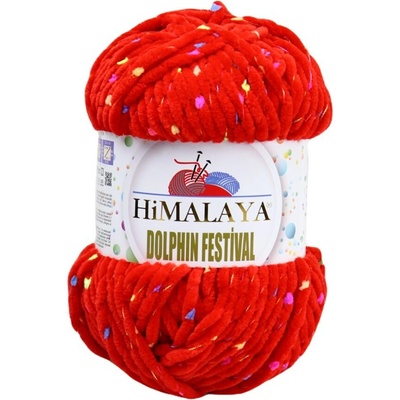 Himalaya příze Dolphin Festival 81118 červená