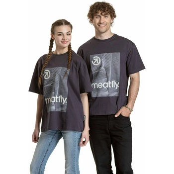 Meatfly унисекс тениска Junglist Green Yellow Leaf | Сива Meatfly | Siv | МЪЖЕ | M/L