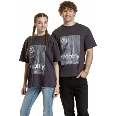 Meatfly унисекс тениска Junglist Green Yellow Leaf | Сива Meatfly | Siv | МЪЖЕ | M/L