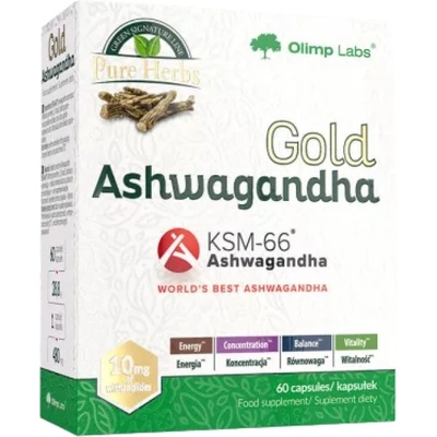 Olimp Sport Nutrition GOLD Ashwagandha KSM-66 Premium [60 капсули]