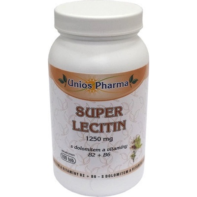 Unios Pharma Super Lecitin s dolomitem a vit. B2B6 100 tablet + Activin 30 tablet