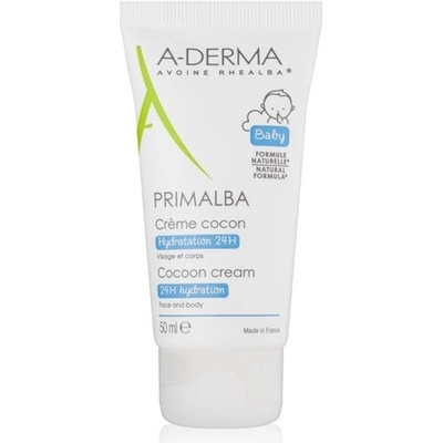 A-Derma Primalba Baby ochranný krém pro děti s hydratačním účinkem na obličej a tělo 50 ml