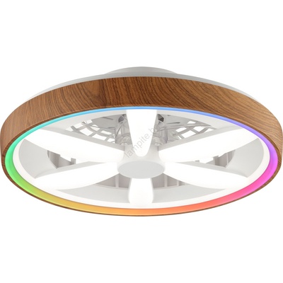 Brilliant - LED RGBW Димируем вентилатор за таван GAIANO LED/24W/230V + д. у (BI0208)
