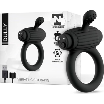 Image 1 of Tardenoche Dully Vibrating Cockring with Remote Control Black