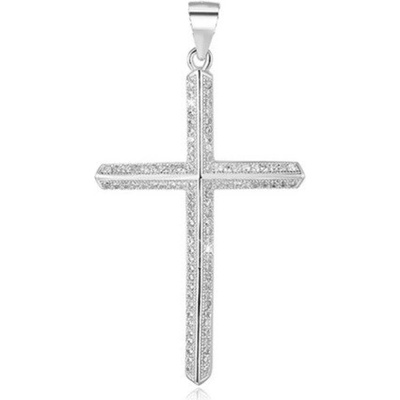 Beneto Stříbrný přívěsek Křížek AGH94