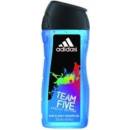 Sprchové gely Adidas Team Five Men sprchový gel 400 ml