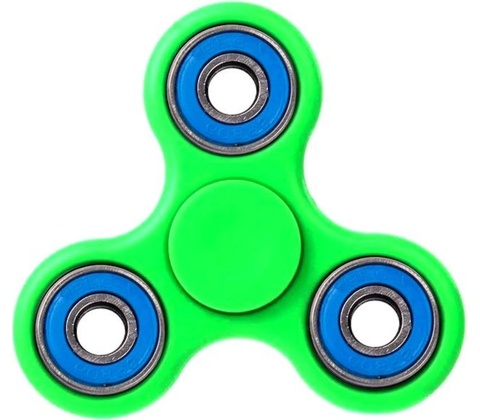 Fidget spinner zelený
