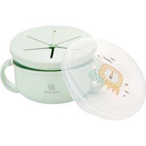 Kikkaboo Купа за снакс 2 в 1 Kikkaboo - Savanna, 380 ml, Mint (31302040130)