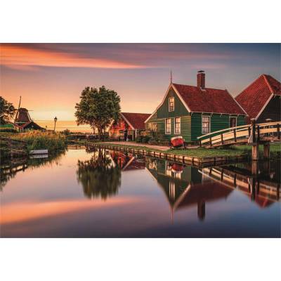 Clementoni - Puzzle Zaanse Schans - 1 500 piese