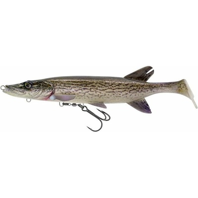Savage Gear Gumová nástraha 3D Pike Shad Slow Sinking White Pike - 20cm 65g