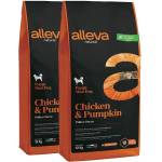 Alleva NATURAL кучешка пиле и тиква макси 2 x 12 кг
