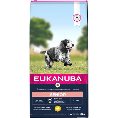 Eukanuba Caring Senior Medium Breed Chicken 15 kg