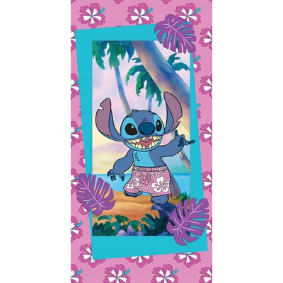 Halantex plážová osuška Lilo & Stitch motiv Prostě Havaj! 70 x 140 cm