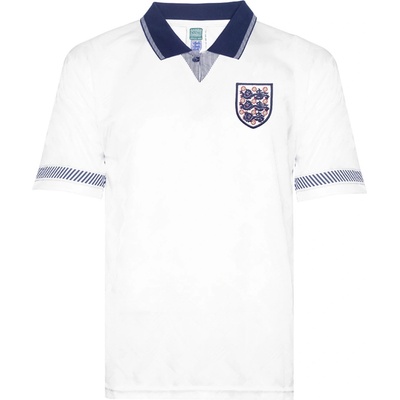 Score Draw Футболна фланелка Score Draw Score Draw England Home Shirt 1990 - White