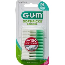 GUM Soft-Picks masážní mezizubní kartáčky s fluoridy velikost Regular ISO 1 80 ks