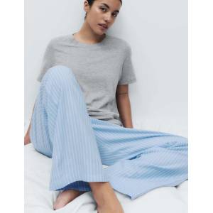 Marks & Spencer Пижамен комплект от чист памук Marks & Spencer сив Marks & Spencer | Siv | ЖЕНИ | M