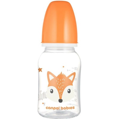 Canpol babies Fľaša úzkohrdlá Cute Animals Líška 120 ml