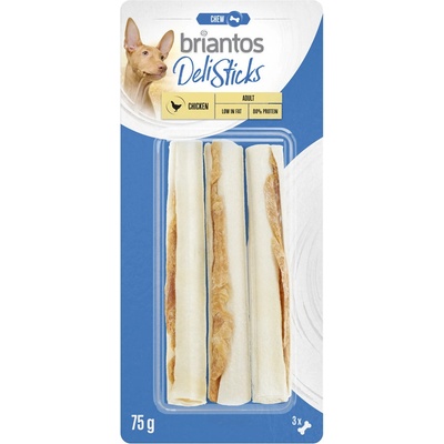 Briantos Deli Sticks Chicken 12,7 cm pro psy výhodné balení 12 ks 400 g