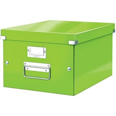 Leitz Stredná krabica Click & Store metalická zelená