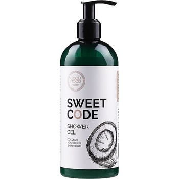Sweet Code výživný kokosový sprchový gél pre suchú a normálnu pokožku 400 ml