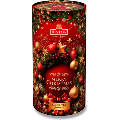 RISTON Merry Christmas Red papírový tubus 85 g