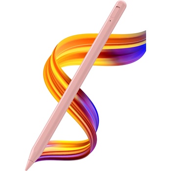 Techsuit Stylus Pero AC10SH pre iPad – Bluetooth, Type-C, 125mAh, Palm Rejection, Vymeniteľná Apple Nib – Vintage Ružová