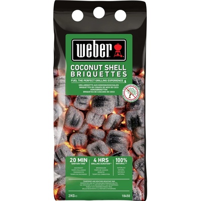 Weber brikety z kokosových škrupín 2 kg
