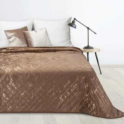 Design 91 PŘEHOZ NA POSTEL LUIZ6 200X220 CM TMAVĚBÉŽOVÁ