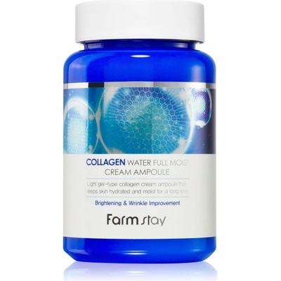 Farm Stay Collagen Water Full Moist Cream Ampoule хидратиращ крем в ампули 250ml