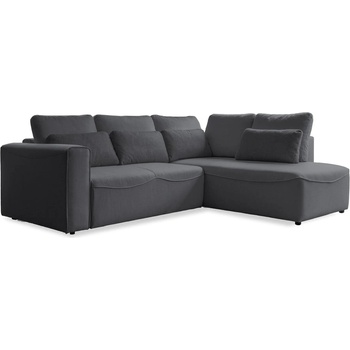 Miuform Тъмносив ъглов разтегателен диван (променлив) Homely Tommy - Miuform (1628NEV97)