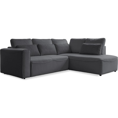 Miuform Тъмносив ъглов разтегателен диван (променлив) Homely Tommy - Miuform (1628NEV97)