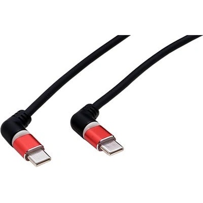 Roline 11.02.8347 USB 2.0 USB C(M) - USB C(M), lomené otočné konektory, svítící, 60W, 1m
