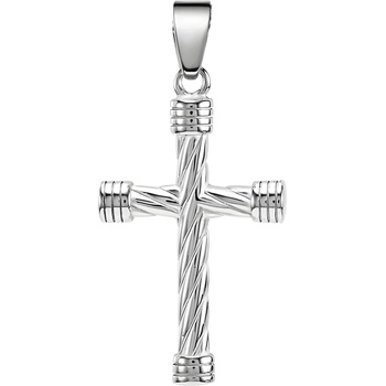 HARAHU Висулка на верижка HO-34548 Cross - Сребристо KP34548 (HO-34548)