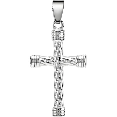 HARAHU Висулка на верижка HO-34548 Cross - Сребристо KP34548 (HO-34548)